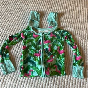 Little Sleepies Flamingo Zippy